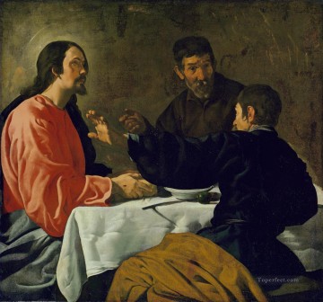  Diego Painting - Supper at Emmaus Diego Velazquez